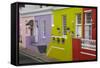 Colorful Houses, Bo-Kaap, Cape Town, South Africa-David Wall-Framed Stretched Canvas