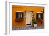 Colorful houses, Burano, Italy.-Terry Eggers-Framed Photographic Print