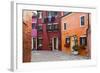 Colorful houses, Burano, Italy.-Terry Eggers-Framed Photographic Print