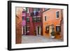 Colorful houses, Burano, Italy.-Terry Eggers-Framed Photographic Print