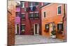 Colorful houses, Burano, Italy.-Terry Eggers-Mounted Photographic Print