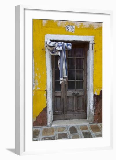 Colorful houses, Burano, Italy.-Terry Eggers-Framed Photographic Print