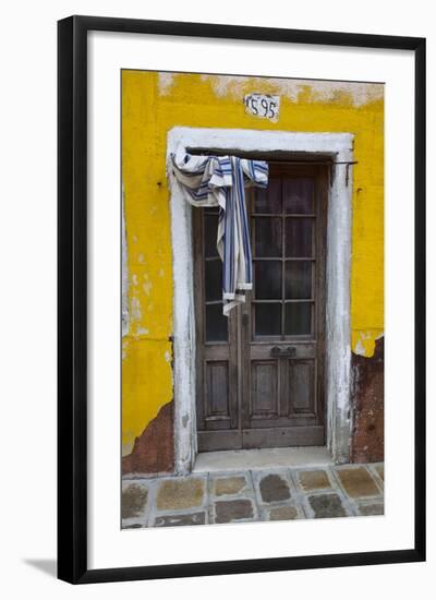 Colorful houses, Burano, Italy.-Terry Eggers-Framed Photographic Print