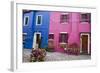 Colorful houses, Burano, Italy.-Terry Eggers-Framed Photographic Print