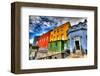 Colorful Houses-Dublin Castle-null-Framed Art Print