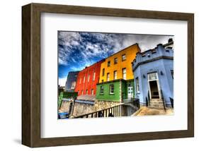 Colorful Houses-Dublin Castle-null-Framed Art Print