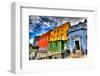 Colorful Houses-Dublin Castle-null-Framed Art Print