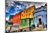 Colorful Houses-Dublin Castle-null-Mounted Art Print