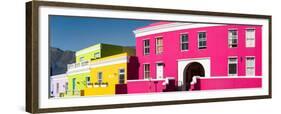 Colorful Houses in a City, Bo-Kaap, Cape Town, Western Cape Province, South Africa-null-Framed Premium Photographic Print