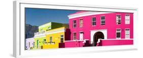 Colorful Houses in a City, Bo-Kaap, Cape Town, Western Cape Province, South Africa-null-Framed Premium Photographic Print