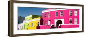 Colorful Houses in a City, Bo-Kaap, Cape Town, Western Cape Province, South Africa-null-Framed Photographic Print