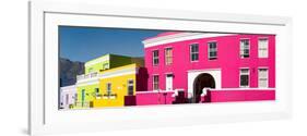 Colorful Houses in a City, Bo-Kaap, Cape Town, Western Cape Province, South Africa-null-Framed Photographic Print