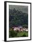 Colorful Houses Near Las Rozas, Asturias, Spain-David R. Frazier-Framed Photographic Print