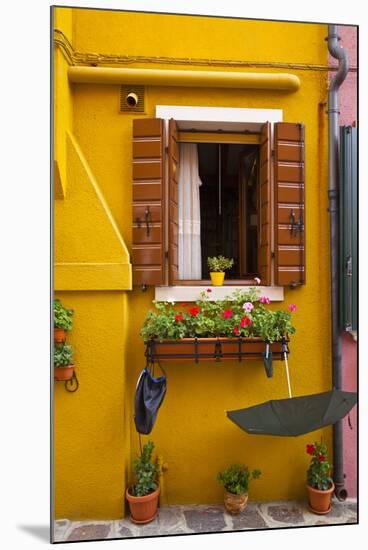 Colorful Houses of Burano.-Terry Eggers-Mounted Photographic Print