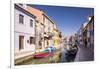 Colorful Houses on Burano in Venice, UNESCO World Heritage Site, Veneto, Italy, Europe-Julian Elliott-Framed Photographic Print