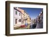 Colorful Houses on Burano in Venice, UNESCO World Heritage Site, Veneto, Italy, Europe-Julian Elliott-Framed Photographic Print