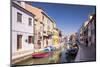 Colorful Houses on Burano in Venice, UNESCO World Heritage Site, Veneto, Italy, Europe-Julian Elliott-Mounted Photographic Print