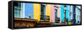Colorful Houses - Portobello Road - Notting Hill - London - UK - England - United Kingdom-Philippe Hugonnard-Framed Stretched Canvas