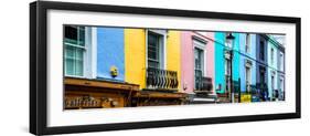 Colorful Houses - Portobello Road - Notting Hill - London - UK - England - United Kingdom-Philippe Hugonnard-Framed Photographic Print