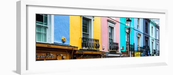 Colorful Houses - Portobello Road - Notting Hill - London - UK - England - United Kingdom-Philippe Hugonnard-Framed Photographic Print