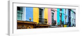 Colorful Houses - Portobello Road - Notting Hill - London - UK - England - United Kingdom-Philippe Hugonnard-Framed Photographic Print