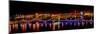 Colorful illumination of Dragon Bridge over Han River, Tet Festival, New Year celebration, Vietnam.-Tom Norring-Mounted Photographic Print