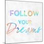 Colorful Inspirational Watercolors I-SD Graphics Studio-Mounted Art Print