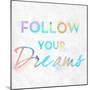 Colorful Inspirational Watercolors I-SD Graphics Studio-Mounted Art Print