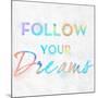 Colorful Inspirational Watercolors I-SD Graphics Studio-Mounted Art Print