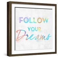 Colorful Inspirational Watercolors I-SD Graphics Studio-Framed Art Print