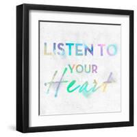 Colorful Inspirational Watercolors II-SD Graphics Studio-Framed Art Print