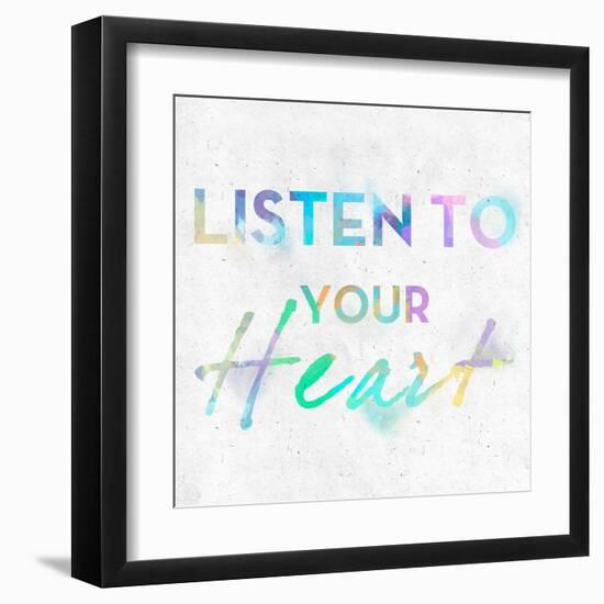 Colorful Inspirational Watercolors II-SD Graphics Studio-Framed Art Print