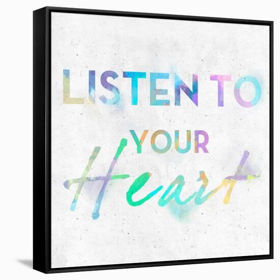 Colorful Inspirational Watercolors II-SD Graphics Studio-Framed Stretched Canvas