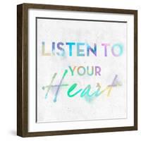 Colorful Inspirational Watercolors II-SD Graphics Studio-Framed Art Print