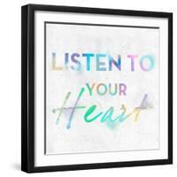 Colorful Inspirational Watercolors II-SD Graphics Studio-Framed Art Print