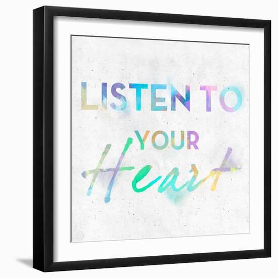 Colorful Inspirational Watercolors II-SD Graphics Studio-Framed Art Print