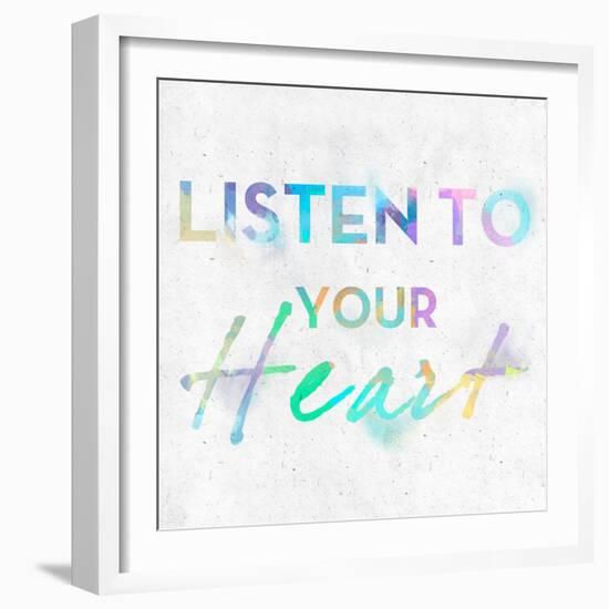 Colorful Inspirational Watercolors II-SD Graphics Studio-Framed Art Print