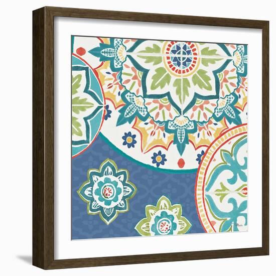 Colorful Journey II Blue-Pela Studio-Framed Art Print