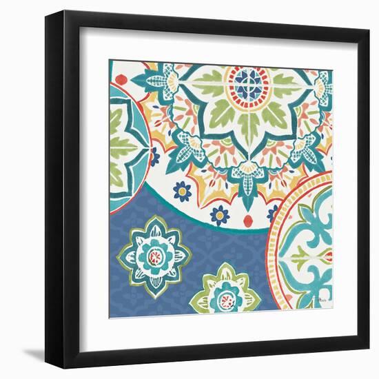 Colorful Journey II Blue-Pela Studio-Framed Art Print