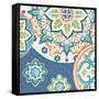 Colorful Journey II Blue-Pela Studio-Framed Stretched Canvas