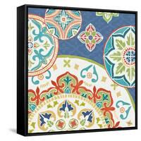 Colorful Journey III Blue-Pela Studio-Framed Stretched Canvas