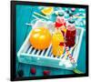 Colorful Juices & Azure Picnic-null-Framed Art Print