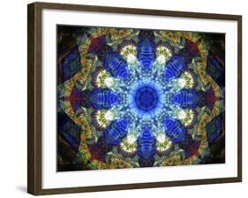 Colorful kaleidoscope.-Anna Miller-Framed Photographic Print