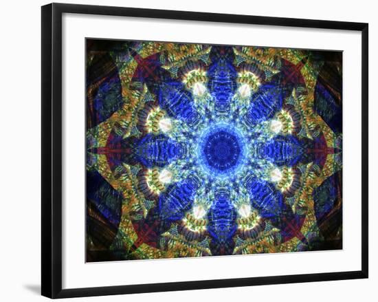 Colorful kaleidoscope.-Anna Miller-Framed Photographic Print