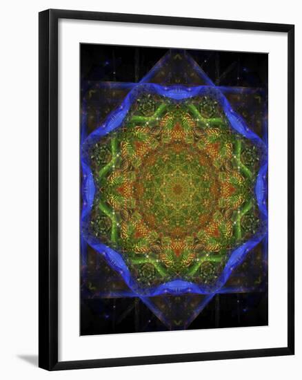 Colorful kaleidoscope.-Anna Miller-Framed Photographic Print