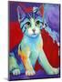 Colorful Kitten Finningan-Corina St. Martin-Mounted Giclee Print