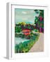 Colorful Lakeside-Ania Zwara-Framed Art Print