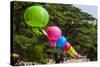 Colorful Lanterns in the Bulguksa Temple, Gyeongju, South Korea-Michael Runkel-Stretched Canvas