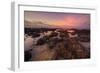 Colorful Lava Rock Sunrise at Poipu Kauai Hawaii-Vincent James-Framed Photographic Print