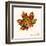 Colorful Leaf with Triangles-cienpies-Framed Art Print